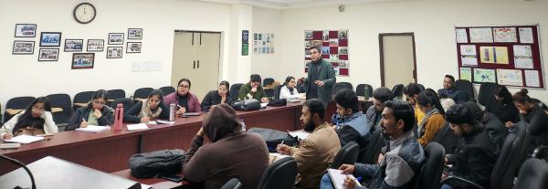 The programme was attended by postgraduate students from different colleges and disciplines of the University.